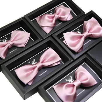 Fashion pink bow tie Luxury Wedding party Groom mens ties Butterfly Neck Bowtie ties for men shirt Apparel Accessories
Fashion pink bow tie Luxury Wedding party Groom mens ties Butterfly Neck Bowtie ties for men shirt Apparel Accessories