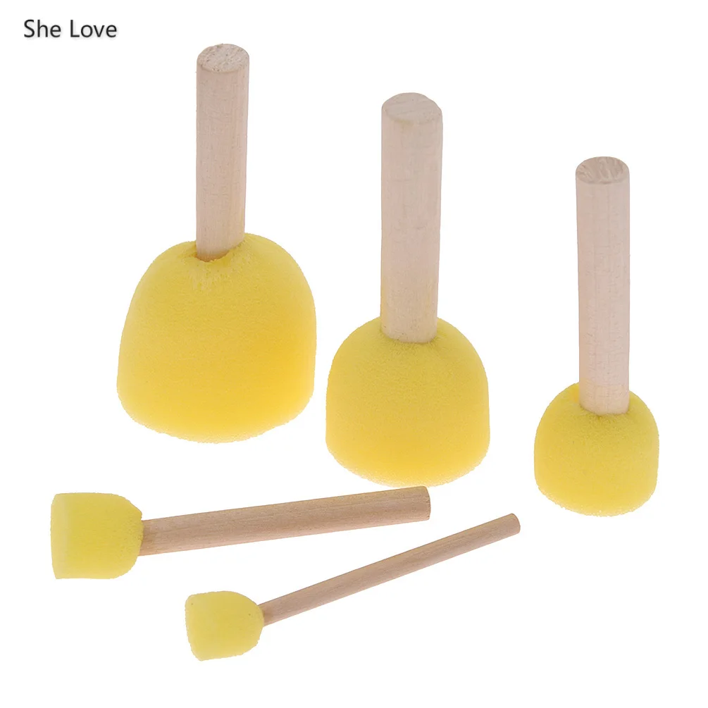 She Love 5Pcs/lot Wooden Handle Ceramic Sponge Rod Set Of Water Absorbing Sculpture Bloom Pottery Tools
She Love 5Pcs/lot Wooden Handle Ceramic Sponge Rod Set Of Water Absorbing Sculpture Bloom Pottery Tools