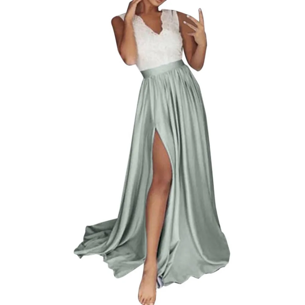 New Style Women Sequin Prom Party Ball Gown Sexy Evening V Neck Lace Long Dress Evening Party Bodycon Mini Vestidos
New Style Women Sequin Prom Party Ball Gown Sexy Evening V Neck Lace Long Dress Evening Party Bodycon Mini Vestidos