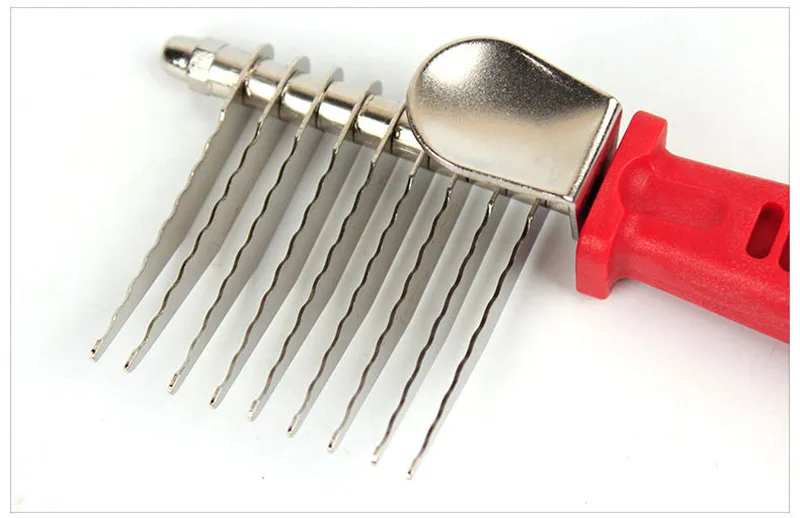 Dematting Dog Comb Pet Groomer Rake Brush for Dogs and Cats Professional Deshedding Tool Reduces Knots & Tangles Instantly2