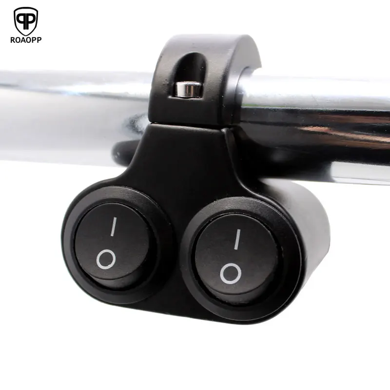 Roaopp Universal 12V 7/8" Black Handlebar Motorcycle Double Control Switch Electric Bike Dual Button Switche Headlight Indicator
Roaopp Universal 12V 7/8" Black Handlebar Motorcycle Double Control Switch Electric Bike Dual Button Switche Headlight Indicator