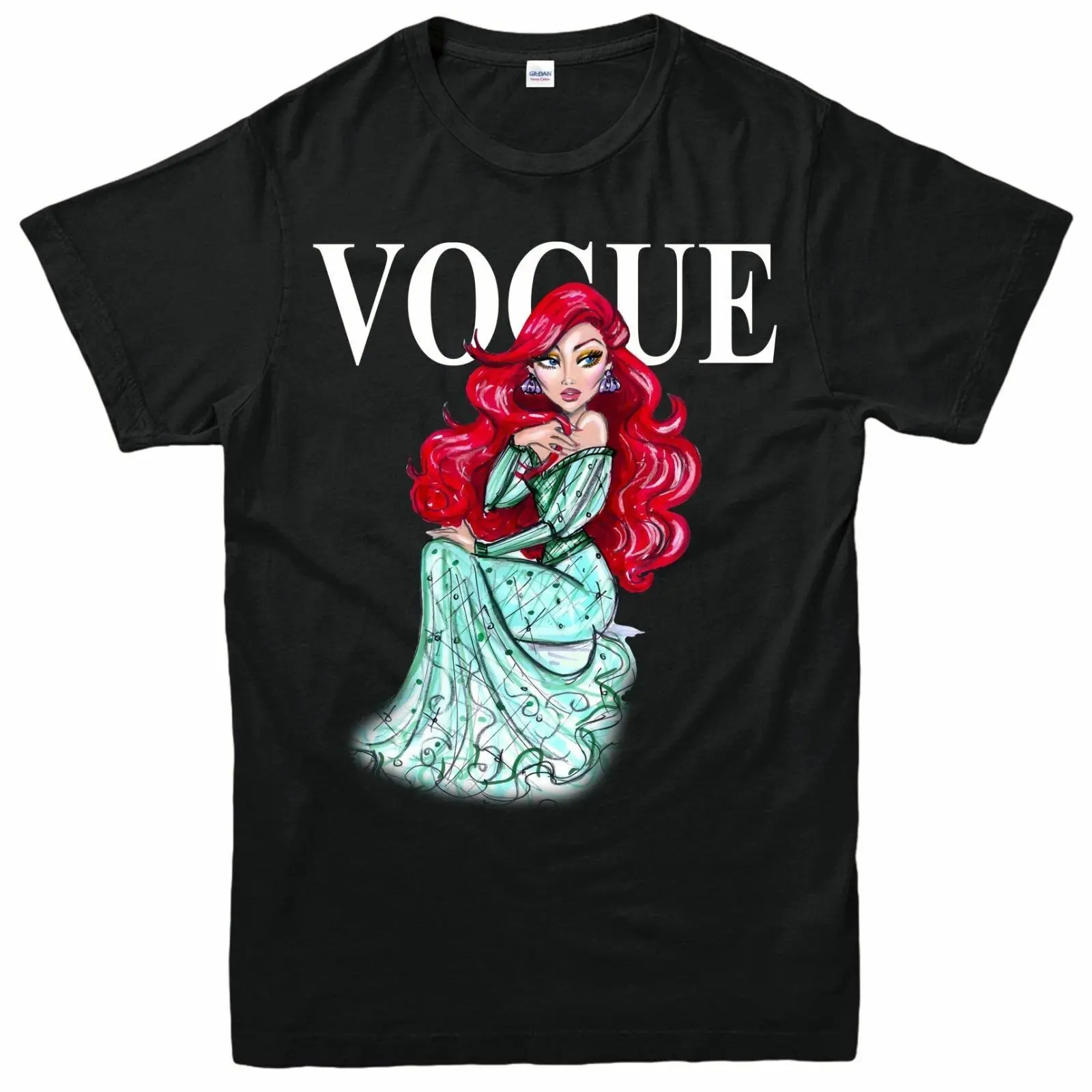 Divas Ariel Vogue Cover T-shirt Top Vogue Top Adult & Kids Unisex Tee Top2019 fashionable Brand 100%cotton Printed Round Neck T-
Divas Ariel Vogue Cover T-shirt Top Vogue Top Adult & Kids Unisex Tee Top2019 fashionable Brand 100%cotton Printed Round Neck T-