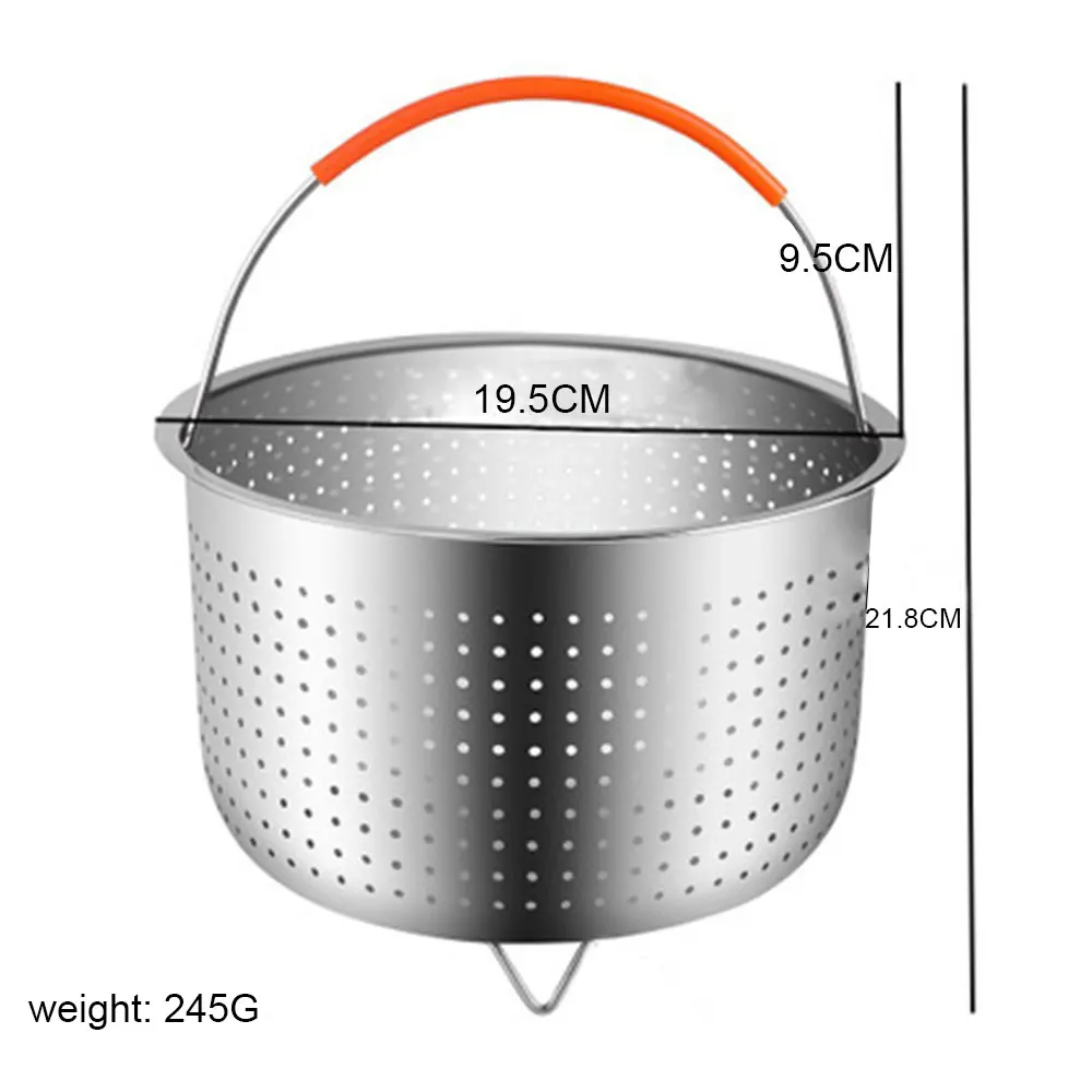 Kitchen Stainless Steel Rice Cooker Steam Basket Pressure Cooker Anti-Scalding Steamer Multifunctional Fruit Cleaning Basket
Kitchen Stainless Steel Rice Cooker Steam Basket Pressure Cooker Anti-Scalding Steamer Multifunctional Fruit Cleaning Basket