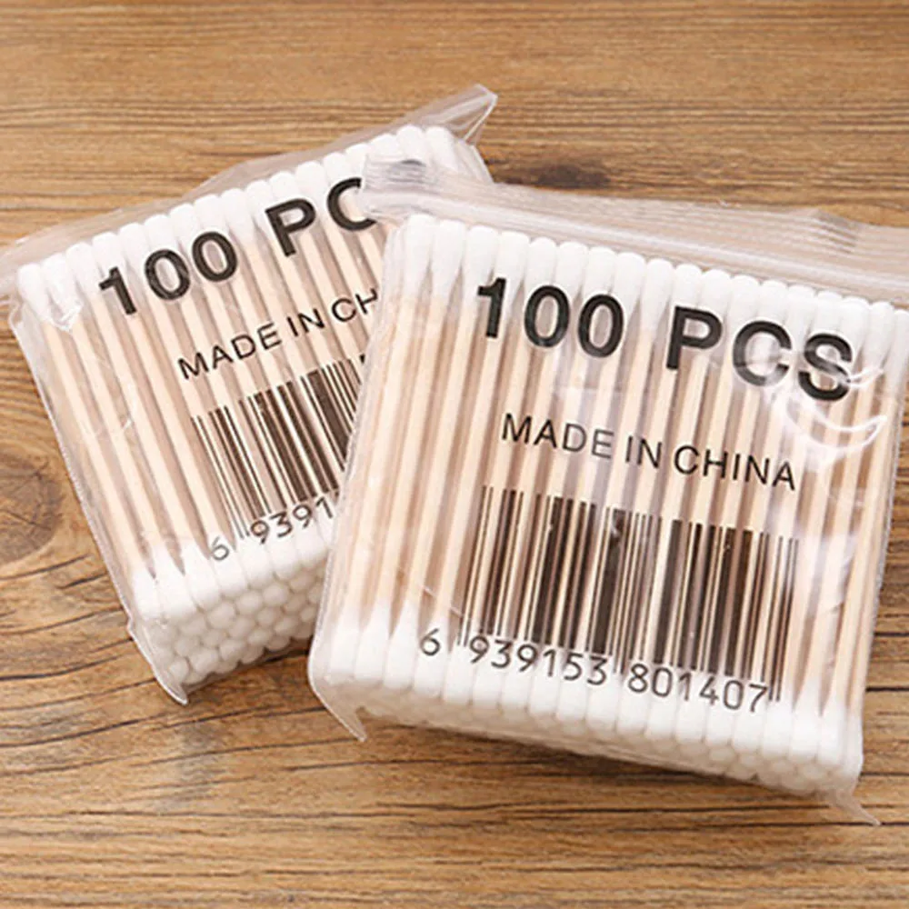 100pcs/Pack Bamboo Cotton Buds Cotton Swabs Medical Ear Cleaning Wood Sticks Makeup Health Tools Tampons Cotonete
100pcs/Pack Bamboo Cotton Buds Cotton Swabs Medical Ear Cleaning Wood Sticks Makeup Health Tools Tampons Cotonete