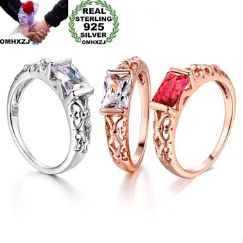 OMHXZJ Wholesale European Fashion Woman Man Party Wedding Gift Square AAA Zircon 925 Sterling Silver 18KT Rose Gold Ring RR403
OMHXZJ Wholesale European Fashion Woman Man Party Wedding Gift Square AAA Zircon 925 Sterling Silver 18KT Rose Gold Ring RR403