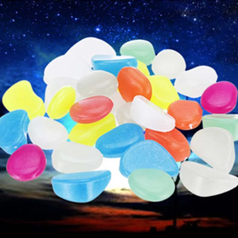 Mix Color Luminous Stones Glow in Dark Garden Decor Road Outdoor Fish Tank Decoration Pebble Rocks Aquarium H1014
Mix Color Luminous Stones Glow in Dark Garden Decor Road Outdoor Fish Tank Decoration Pebble Rocks Aquarium H1014