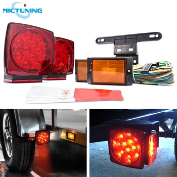 MICTUNING Trailer LED Tail Light Kit Heavy Duty Housing Utility Red Stop Turn Signal Lamps for Motorcycle Snowmobile Camper Boat
MICTUNING Trailer LED Tail Light Kit Heavy Duty Housing Utility Red Stop Turn Signal Lamps for Motorcycle Snowmobile Camper Boat