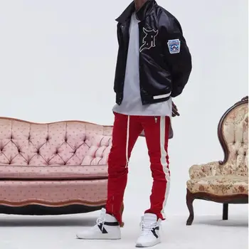 2017 brand bottoms side zipper pants hip hop Fashion Men clothing justin bieber FOG Joining together jogger pants Black red blue
2017 brand bottoms side zipper pants hip hop Fashion Men clothing justin bieber FOG Joining together jogger pants Black red blue