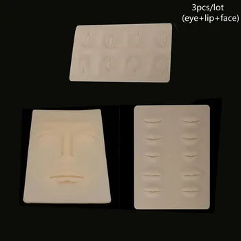 3pcs/Lot Mannequin Training Makeup Set Of 3d Face Lips Eyes Extension Practice Skin Make Up Painting Tools (1lip+1face+1eye) 
3pcs/Lot Mannequin Training Makeup Set Of 3d Face Lips Eyes Extension Practice Skin Make Up Painting Tools (1lip+1face+1eye)