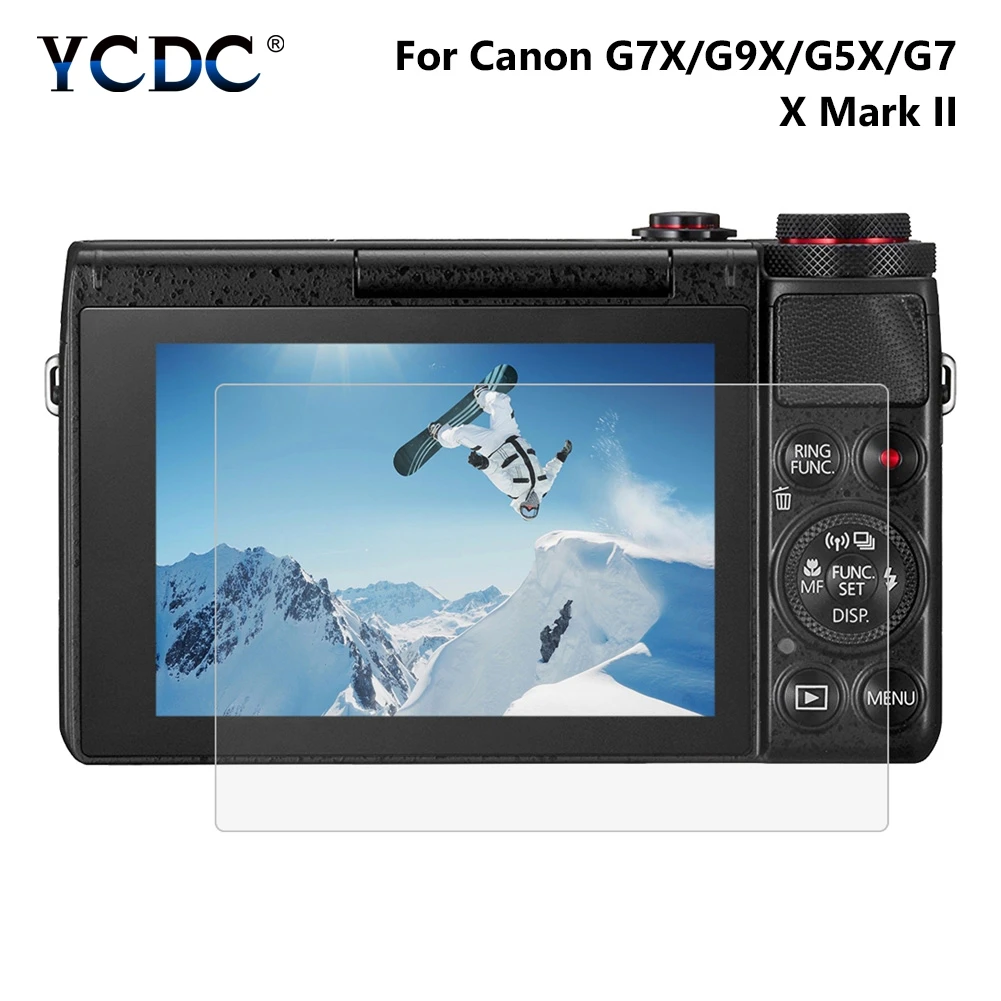 HD LCD Guard Film For Canon G7X/G9X/G5X Camera 0.3mm Curved Edges Tempered Optical Glass HD 9H LCD Camera Screen Protector
HD LCD Guard Film For Canon G7X/G9X/G5X Camera 0.3mm Curved Edges Tempered Optical Glass HD 9H LCD Camera Screen Protector