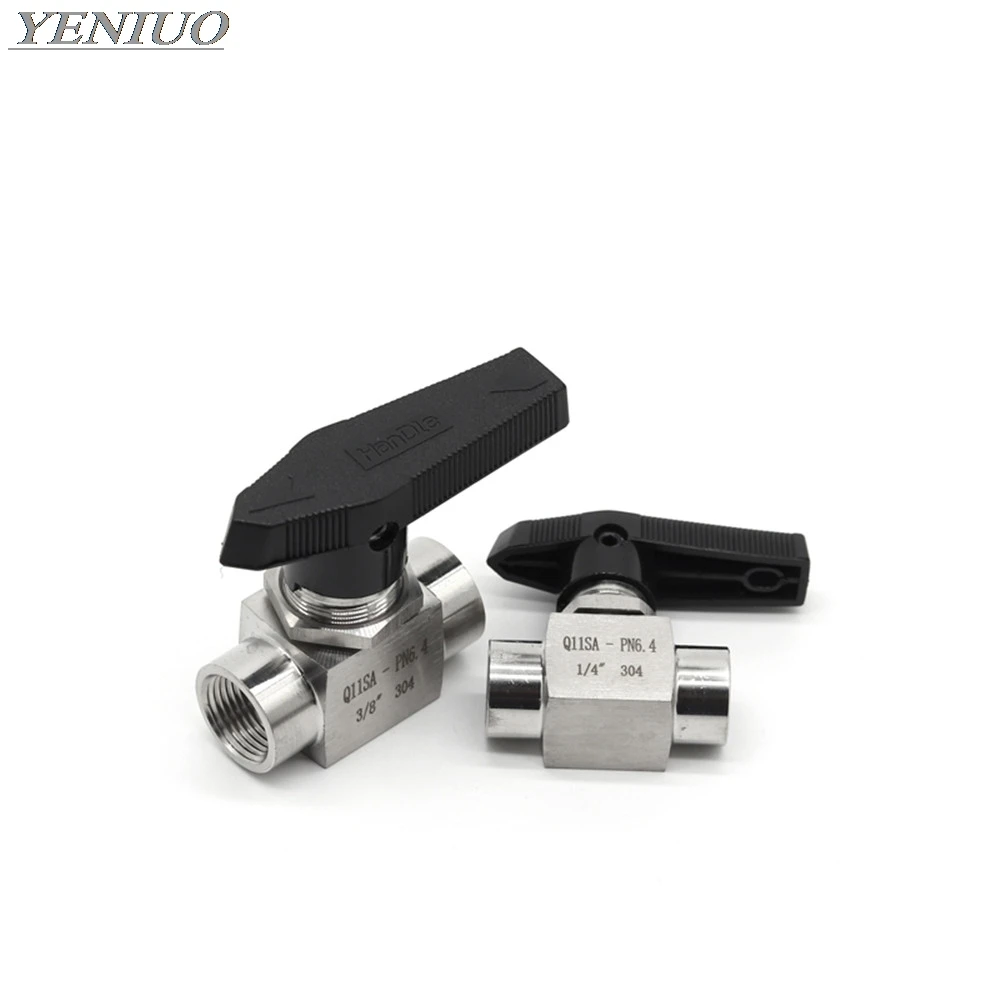 Female thread Ball valve 1/8" 1/4" 3/8" 1/2" 3/4" BSP stainless steel 304 high pressure high temperature 2 way ball valve
Female thread Ball valve 1/8" 1/4" 3/8" 1/2" 3/4" BSP stainless steel 304 high pressure high temperature 2 way ball valve