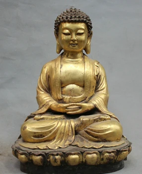 USPS to USA S2405 12" Tibet Buddhism Purple Bronze 24K Gold Gilt Shakyamuni Amitabha Buddha Statue
USPS to USA S2405 12" Tibet Buddhism Purple Bronze 24K Gold Gilt Shakyamuni Amitabha Buddha Statue