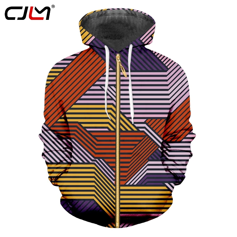 CJLM 2018 New Arrivals Man Sports Zip Hoodies 3D Full Printed Colorful Stripes Men's Polyester Zipper Sweatshirt Big Size
CJLM 2018 New Arrivals Man Sports Zip Hoodies 3D Full Printed Colorful Stripes Men's Polyester Zipper Sweatshirt Big Size