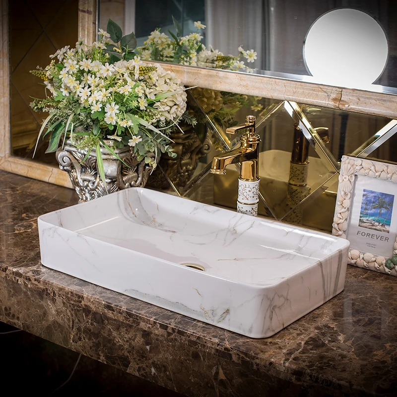 Rectangular Jingdezhen Bathroom ceramic sink wash basin Porcelain Counter Top Wash Basin Bathroom Sinks antique vessel sink
Rectangular Jingdezhen Bathroom ceramic sink wash basin Porcelain Counter Top Wash Basin Bathroom Sinks antique vessel sink