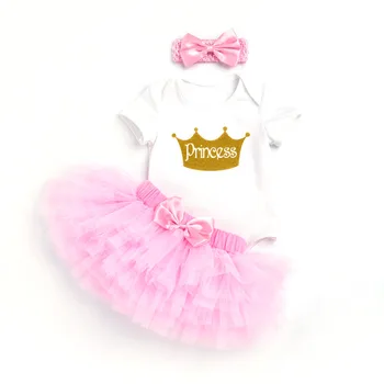 Cute Tutu Dress Set Girl Summer For Birthday Party Clothes Sets 3pcs Cotton Short Sleeve Bodysuit Summer Gilrs Costume Outfits
Cute Tutu Dress Set Girl Summer For Birthday Party Clothes Sets 3pcs Cotton Short Sleeve Bodysuit Summer Gilrs Costume Outfits