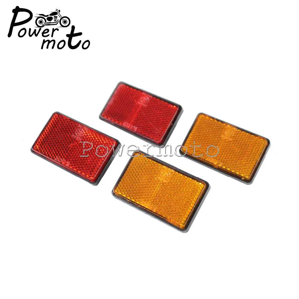 1 Pair Yellow Red Reflectors Safety Warning Reflector Mounting Screw On Back For Motorcycle Truck ATV Dirt Bike Car
1 Pair Yellow Red Reflectors Safety Warning Reflector Mounting Screw On Back For Motorcycle Truck ATV Dirt Bike Car