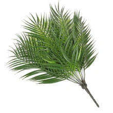 9 branche/Bouquet artificiel Boston fougère plastique artificielle soie verte plantes fausses feuilles artisanat faux feuillage décoration de la maison(China)