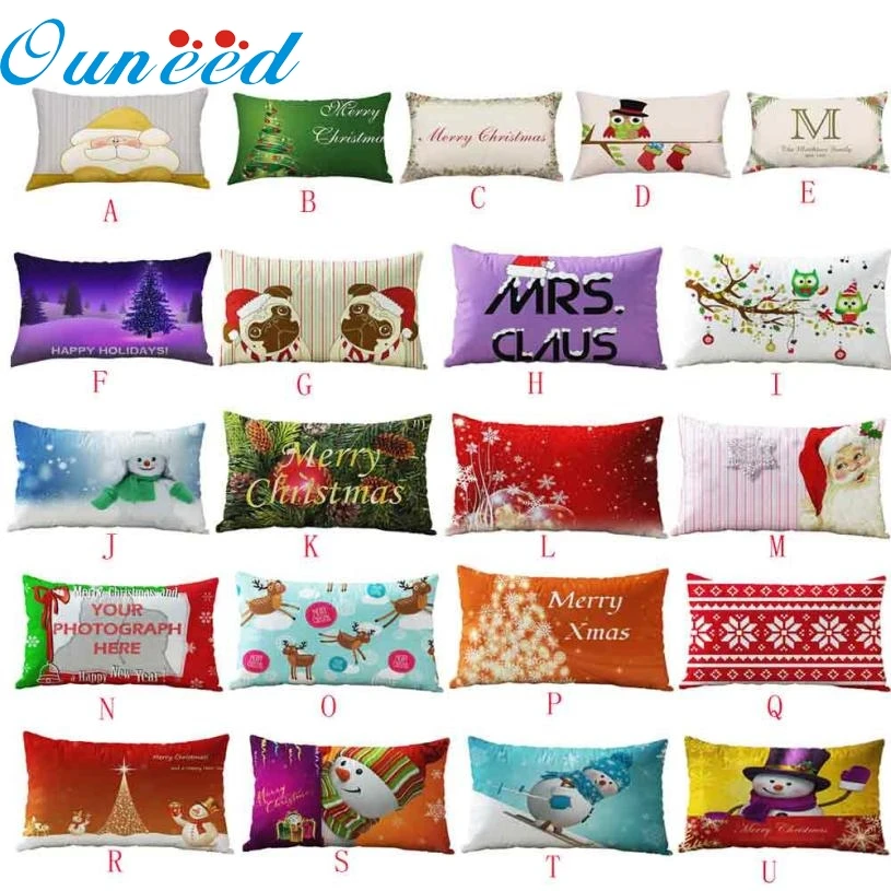 HOT! 30*50CM Christmas Rectangle Cotton Linter Pillow Cases Cushion Covers Levert Dropship mar2
HOT! 30*50CM Christmas Rectangle Cotton Linter Pillow Cases Cushion Covers Levert Dropship mar2