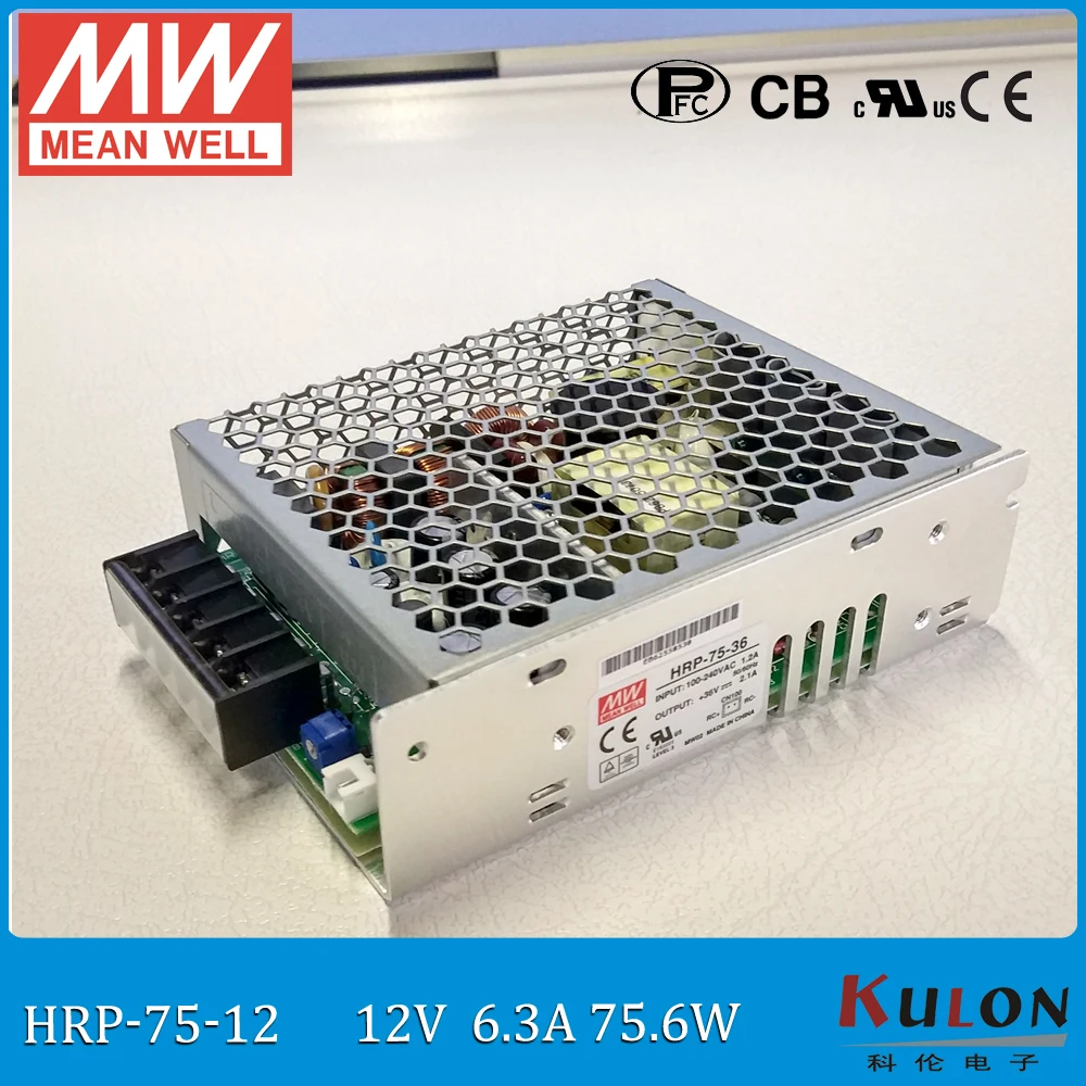 Оригинал MEAN WELL HRP-75-12 одинарный выход 75 Вт 6A 12 в источник питания meanwell HRP-75 с функцией PFC
Оригинал MEAN WELL HRP-75-12 одинарный выход 75 Вт 6A 12 в источник питания meanwell HRP-75 с функцией PFC
