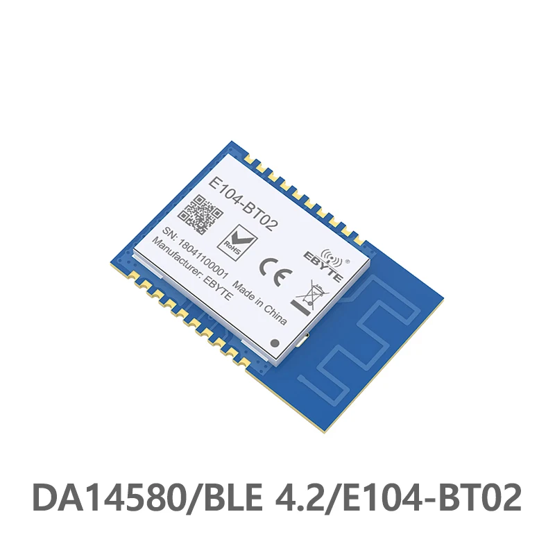 E104-BT02 SMD 2.4GHz DA14580 Bluetooth ble 4.2 rf Module Transceiver Wireless Transmitter Receiver 2.4 ghz Bluetooth Module
E104-BT02 SMD 2.4GHz DA14580 Bluetooth ble 4.2 rf Module Transceiver Wireless Transmitter Receiver 2.4 ghz Bluetooth Module