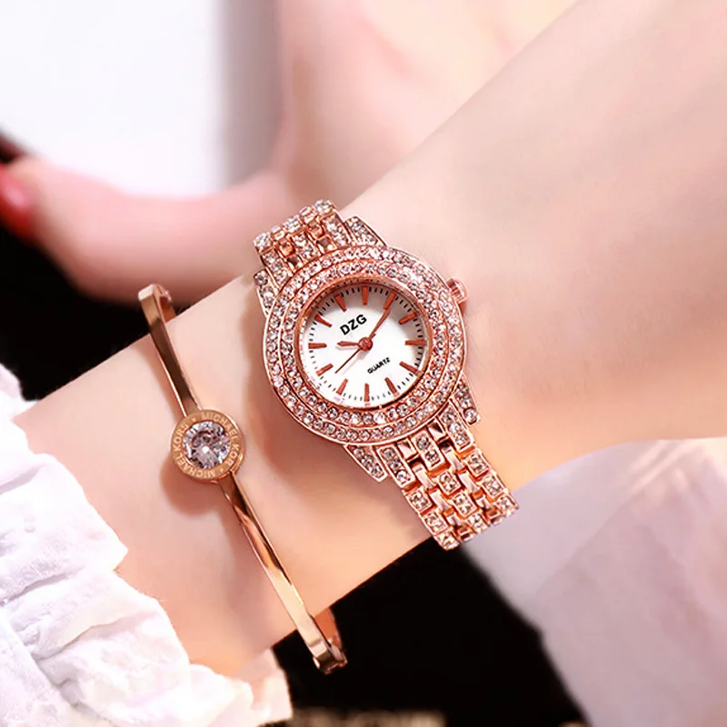 Luxury Women Bracelet Watches Rose Gold Stainless Steel Quartz Clock Fashion Small Ladies Crystal Rhinestone Watch reloj mujer
Luxury Women Bracelet Watches Rose Gold Stainless Steel Quartz Clock Fashion Small Ladies Crystal Rhinestone Watch reloj mujer