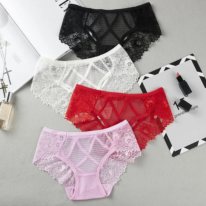 New Women Lace Panties Underwear High Quality Fashion Underpants Hollow Out Low -Rise Sexy Briefs 7 Colors
New Women Lace Panties Underwear High Quality Fashion Underpants Hollow Out Low -Rise Sexy Briefs 7 Colors