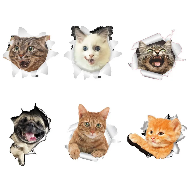 Cartoon Animal Stickers 3D Stickers On The Toilet Seat For Refrigerator Cute Cats PVC Wall Stickers Window Bathroom Decor Decals
Cartoon Animal Stickers 3D Stickers On The Toilet Seat For Refrigerator Cute Cats PVC Wall Stickers Window Bathroom Decor Decals