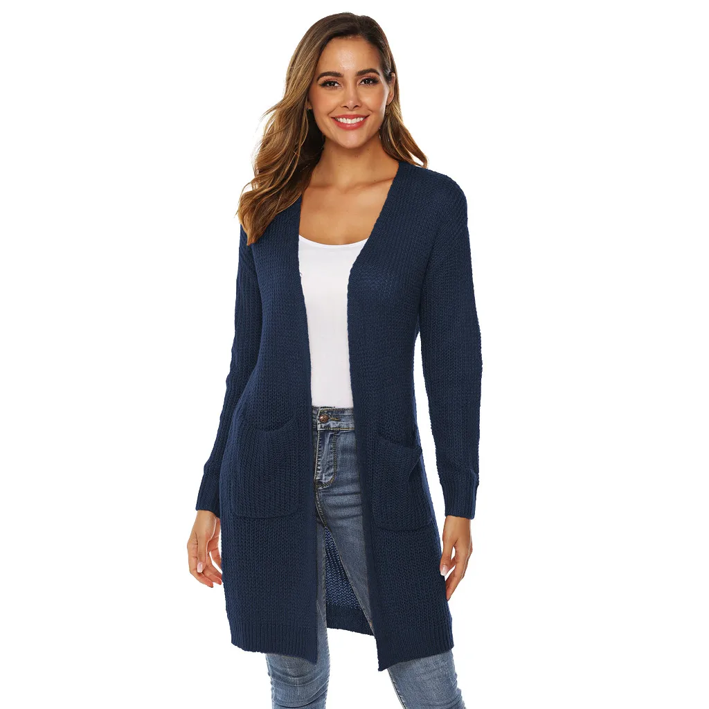 Knit Sweater Coat Cardigan Casual Women Long Sleeve Knitting Open Cape Blouse Kimono Jacket Wild Loose Cardigan Female Top Coat
Knit Sweater Coat Cardigan Casual Women Long Sleeve Knitting Open Cape Blouse Kimono Jacket Wild Loose Cardigan Female Top Coat