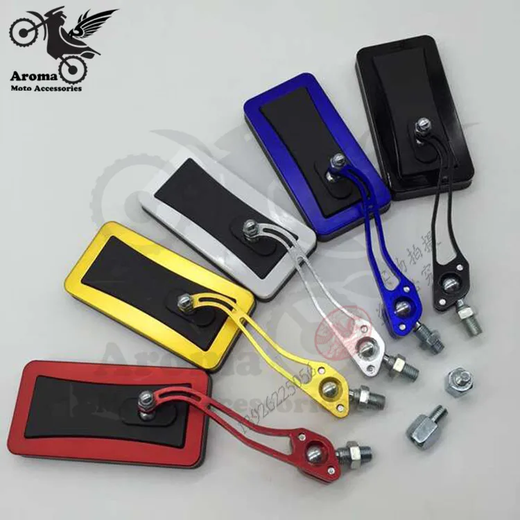 rectangle motorcycle mirror for honda suzuki yamaha side mirror colorful universal motorbike rearview mirror 10mm 8mm moto parts
rectangle motorcycle mirror for honda suzuki yamaha side mirror colorful universal motorbike rearview mirror 10mm 8mm moto parts