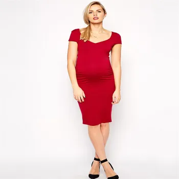 Maternity Women Summer Short Sleeve Sexy Square-Neck Knee Length Dress New Mom Weatern Style High Elastic Bamboo Fiber Dresses
Maternity Women Summer Short Sleeve Sexy Square-Neck Knee Length Dress New Mom Weatern Style High Elastic Bamboo Fiber Dresses