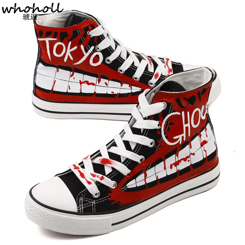 Japanese Animation Tokyo Ghoul Hand-painted Graffiti High-top Canvas Shoes Man Women Couple Leisure Casual Vulcanize Shoes 45
Japanese Animation Tokyo Ghoul Hand-painted Graffiti High-top Canvas Shoes Man Women Couple Leisure Casual Vulcanize Shoes 45