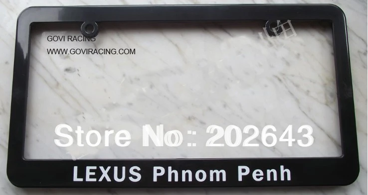 GV-ABS001 License plate frame with ABS .312*160MM size ,support wholesale ONLY ,1000PCS MOQ
GV-ABS001 License plate frame with ABS .312*160MM size ,support wholesale ONLY ,1000PCS MOQ
