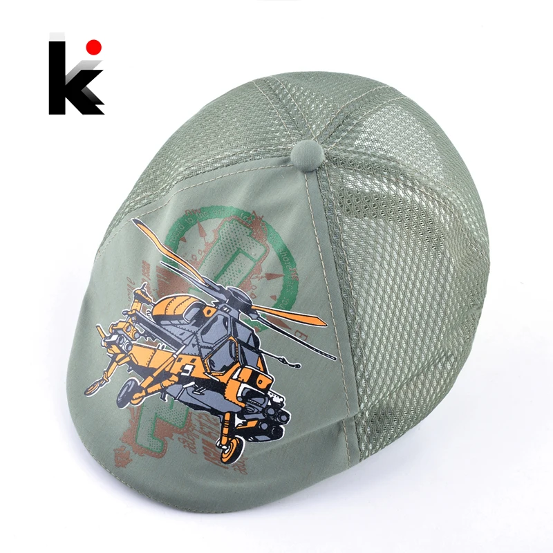 Spring Summer Baby Newsboy Caps Boys Girls Breathable Mesh Flat Cap Kids Printing Berets Hat Children Outdoor Peaked Boina Cap
Spring Summer Baby Newsboy Caps Boys Girls Breathable Mesh Flat Cap Kids Printing Berets Hat Children Outdoor Peaked Boina Cap
