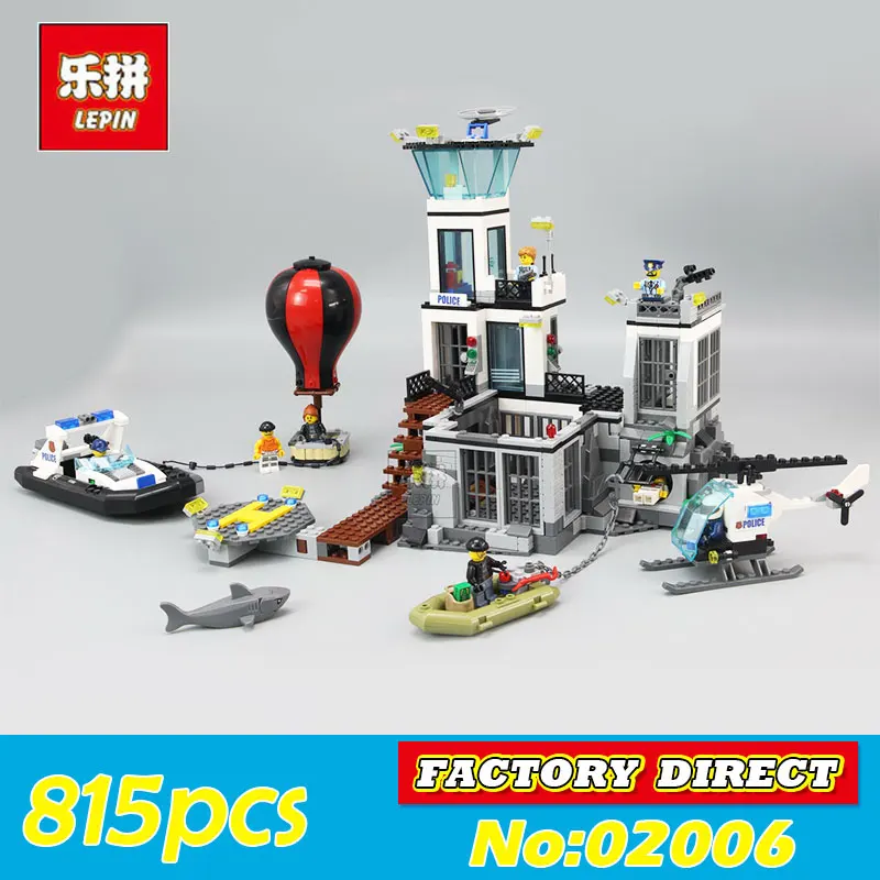 LEPIN 02006 815Pcs Prison Island Set City Series Children Educational Building Blocks Bricks Boy Toys for Children With 60130
LEPIN 02006 815Pcs Prison Island Set City Series Children Educational Building Blocks Bricks Boy Toys for Children With 60130