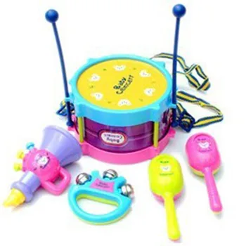 5pcs Educational Baby Kids Roll Drum Musical Instruments Band Kit Children Toy Baby Kids Gift Set Random Color
5pcs Educational Baby Kids Roll Drum Musical Instruments Band Kit Children Toy Baby Kids Gift Set Random Color