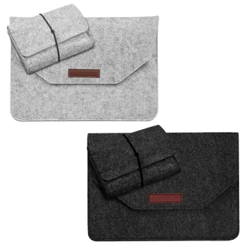 Elisona Felt Laptop Sleeve Case Bag w/Power Adapter Pouch for Apple Macbook Mac book Ipad Pro Air Retina Samsung 12/13/15 Inch
Elisona Felt Laptop Sleeve Case Bag w/Power Adapter Pouch for Apple Macbook Mac book Ipad Pro Air Retina Samsung 12/13/15 Inch