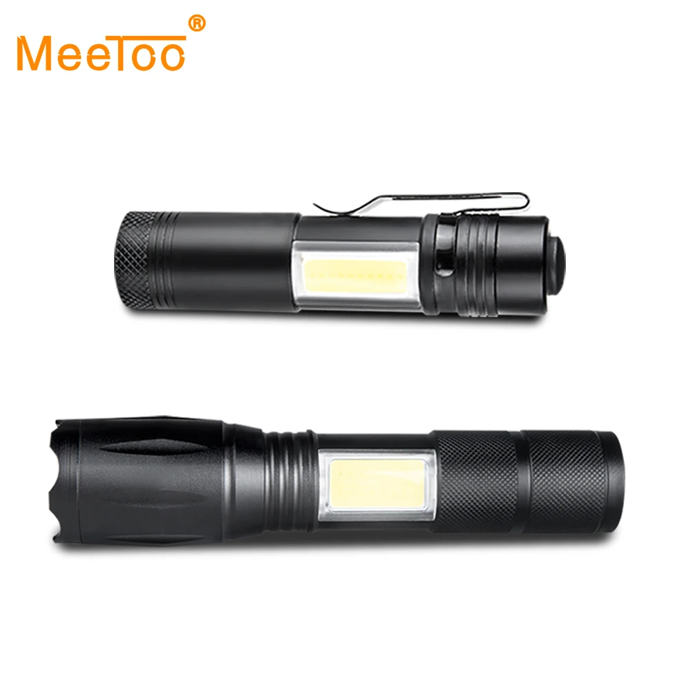 

Cree Q5 T6 COB LED Flashlight Zoomable Portable Mini LED Torch Penlight Work Light Lanterna 4 Modes Camping Fishing Flashlights