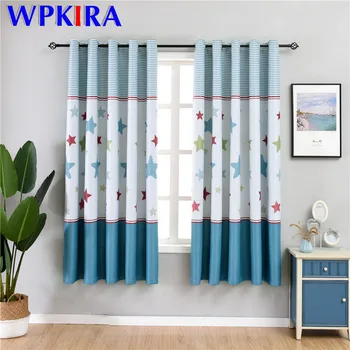 Cartoon Blue Stitching Star Curtain For Kids Children Bedroom Living room Gree Curtain For Kitchen Door Decora 1Pc PC011D3
Cartoon Blue Stitching Star Curtain For Kids Children Bedroom Living room Gree Curtain For Kitchen Door Decora 1Pc PC011D3