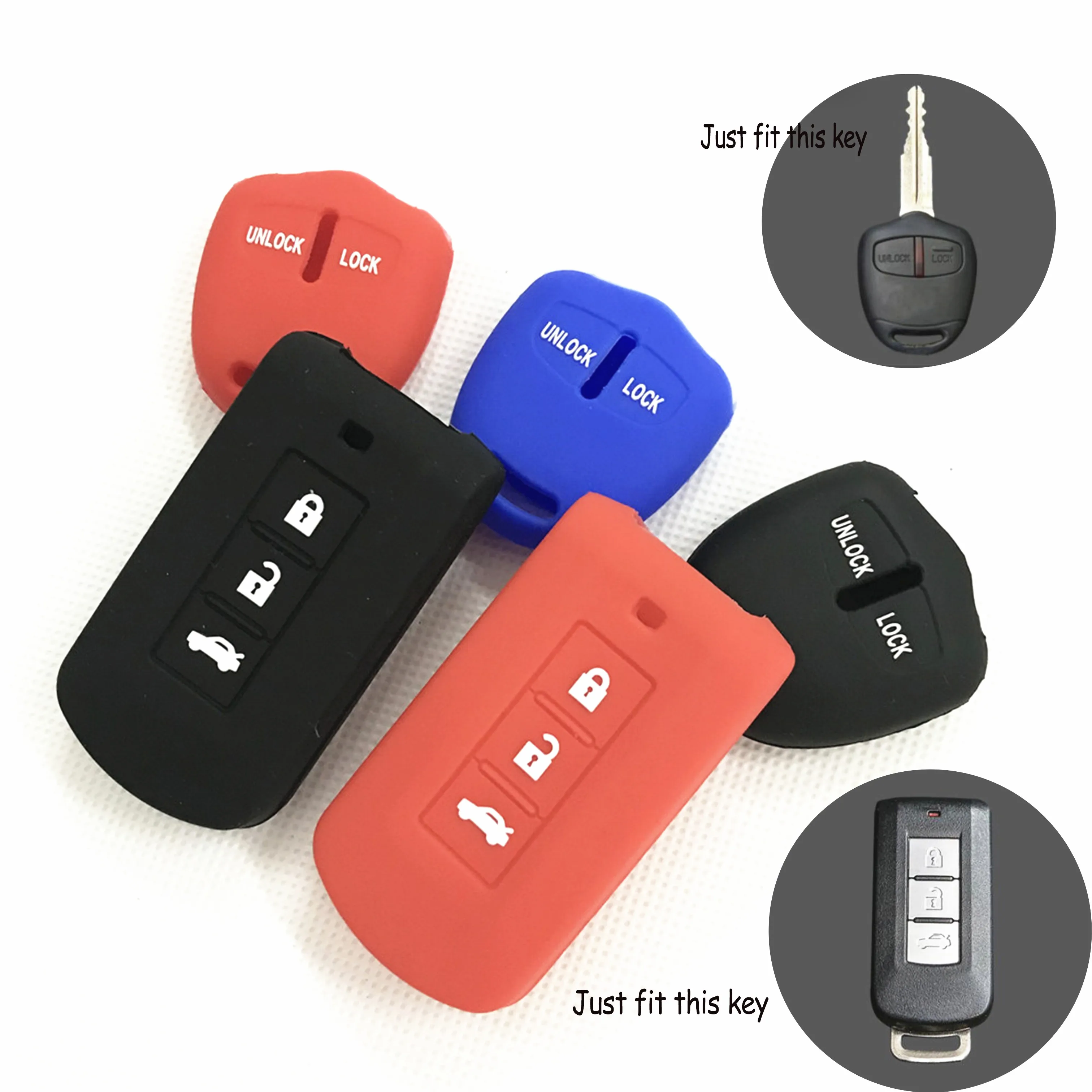Silicone Car Remote Key Fob Cover Case For Mitsubishi Lancer Outlander Mirage Montero Pajero Shogun L200 Skin Holder Protector
Silicone Car Remote Key Fob Cover Case For Mitsubishi Lancer Outlander Mirage Montero Pajero Shogun L200 Skin Holder Protector