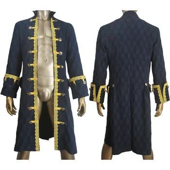 Unisex Pirates of the caribbean: Dead Men Tell No Tales Captain Hector Barbossa cosplay jacket coat halloween costume
Unisex Pirates of the caribbean: Dead Men Tell No Tales Captain Hector Barbossa cosplay jacket coat halloween costume