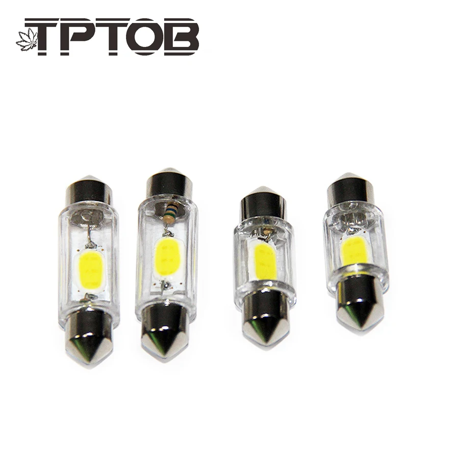 TPTOB 10 Pcs Led Car Reading Light Bulb Kit Universal 36mm 39mm Super Bright COB Canbus Error Free Auto Interior Doom Lamp
TPTOB 10 Pcs Led Car Reading Light Bulb Kit Universal 36mm 39mm Super Bright COB Canbus Error Free Auto Interior Doom Lamp