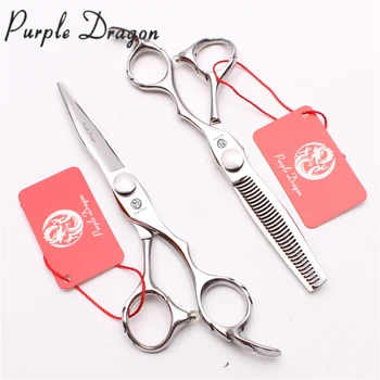 6.0" 17.5cm Japan 440C Purple Dragon Hairdressing Scissors Thinning Cutting Shears Professional Hair Scissors Styling Tool Z9009
6.0" 17.5cm Japan 440C Purple Dragon Hairdressing Scissors Thinning Cutting Shears Professional Hair Scissors Styling Tool Z9009