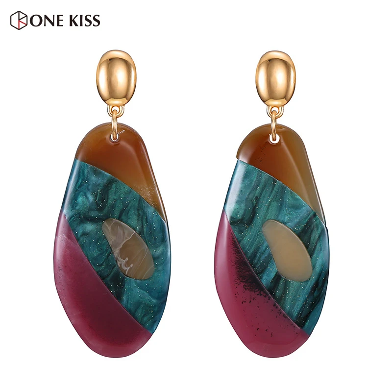 New Fashion Acrylic Water Drop Earring for Women Resin Multicolor Stitching Dangle Earrings Romantic Wedding Jewelry Accessories
New Fashion Acrylic Water Drop Earring for Women Resin Multicolor Stitching Dangle Earrings Romantic Wedding Jewelry Accessories