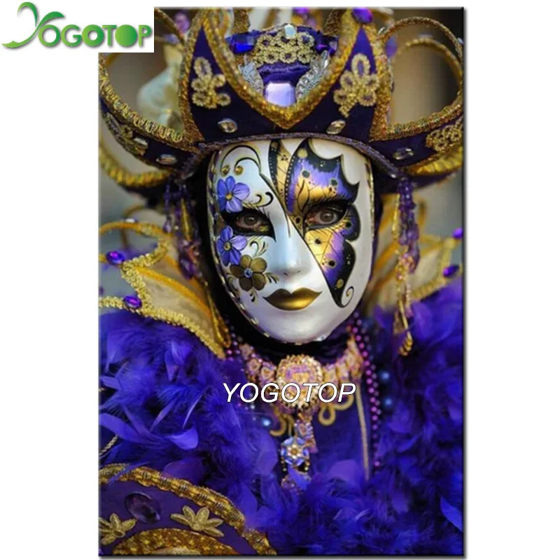 YOGOTOP Diy Diamond Painting Square/Round Daimond Painting Fantasy Mask Venice Violet Woman Mosaic Rhinestone Embroidery YY679
YOGOTOP Diy Diamond Painting Square/Round Daimond Painting Fantasy Mask Venice Violet Woman Mosaic Rhinestone Embroidery YY679