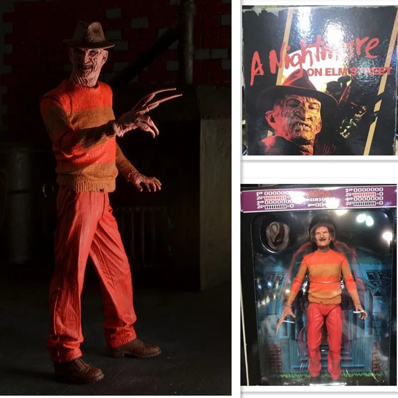 18cm New Game Edition NECA A Nightmare On ELM Street Freddy PVC Action Figure Collectible Model Toy
18cm New Game Edition NECA A Nightmare On ELM Street Freddy PVC Action Figure Collectible Model Toy
