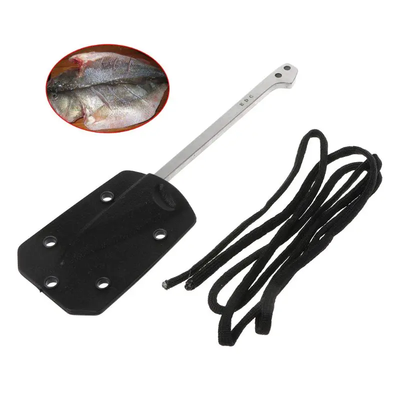 Outdoor Fishing Blade Harpoon Fish Scale Knife Stainless Steel Picnic Camp Kit Utility
Outdoor Fishing Blade Harpoon Fish Scale Knife Stainless Steel Picnic Camp Kit Utility