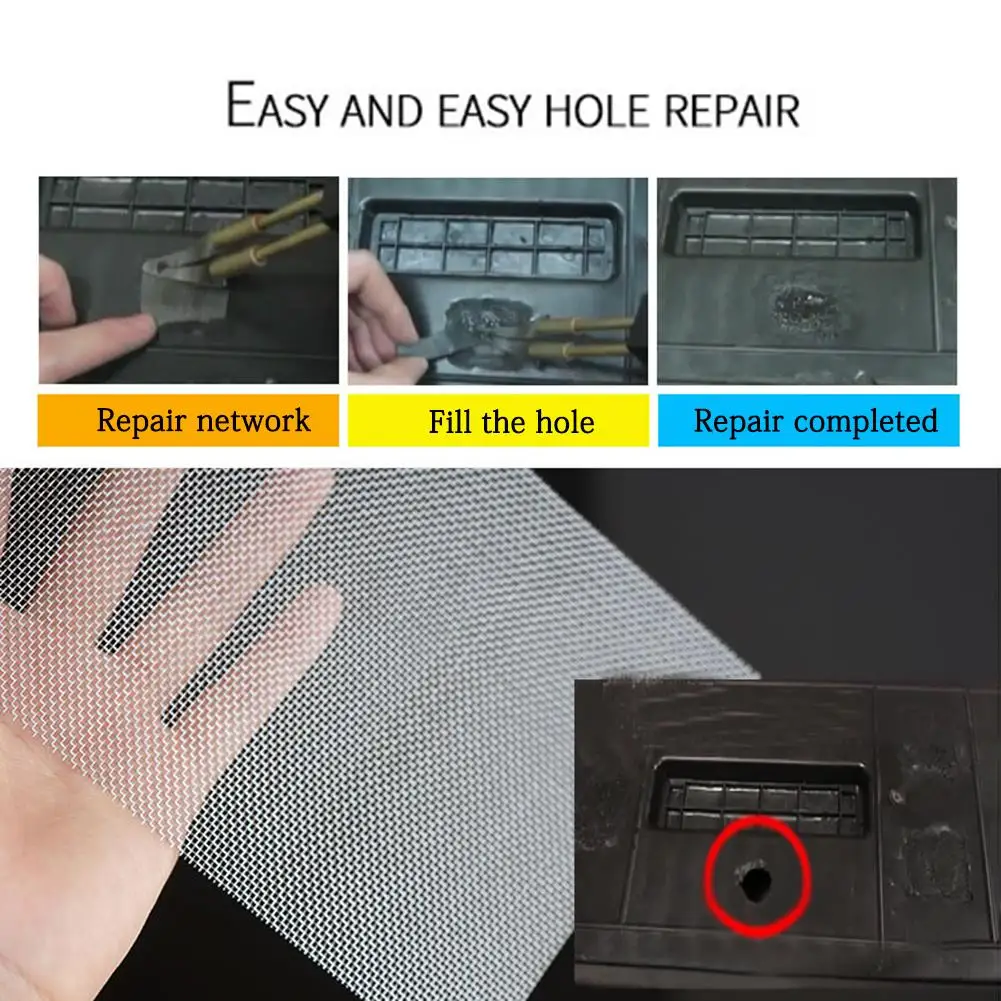 Car Bumper Stainless Steel Repair Net Plastic Crack Repair Hole Repairing Mesh Net
Car Bumper Stainless Steel Repair Net Plastic Crack Repair Hole Repairing Mesh Net