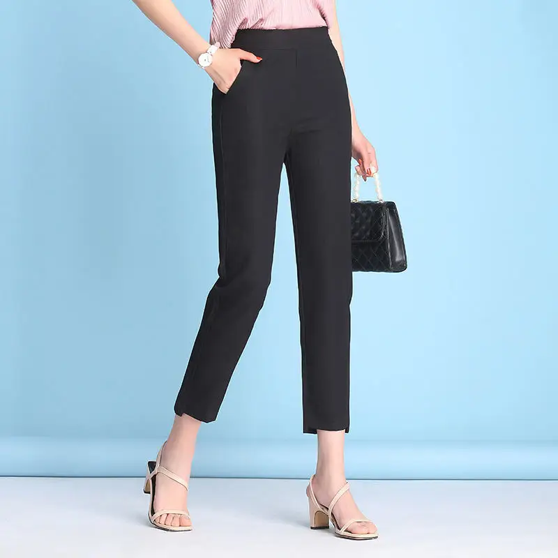 Summer Pants Women Clothes Cotton Linen Trousers Women Office Ladies High Waist Harem Pants Casual Plus Size Pants Female Q1391 
Summer Pants Women Clothes Cotton Linen Trousers Women Office Ladies High Waist Harem Pants Casual Plus Size Pants Female Q1391