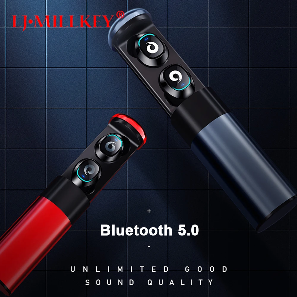 Wireless Headphone Bluetooth 5.0 Earbuds Touch Control True Earphone Mini Waterproof Earphones with Charging Box for Smart Phone
Wireless Headphone Bluetooth 5.0 Earbuds Touch Control True Earphone Mini Waterproof Earphones with Charging Box for Smart Phone
