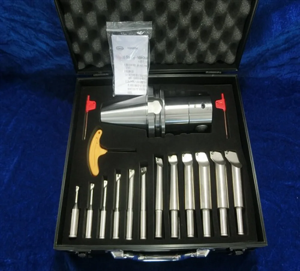 Small Diameter NBJ16 Boring system with work range (6-51mm) with 12pcs boring holder
Small Diameter NBJ16 Boring system with work range (6-51mm) with 12pcs boring holder
